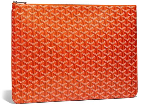 goyard sénat pouch gm|Goyard Orange 'Senat GM' Pouch .